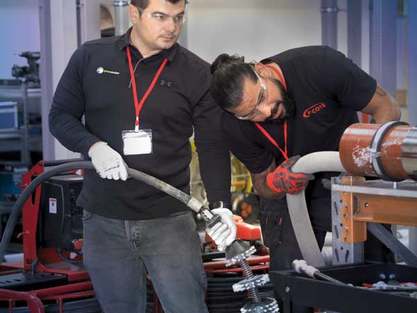 picote training on non-disruptive drain-cleaning repair equipment