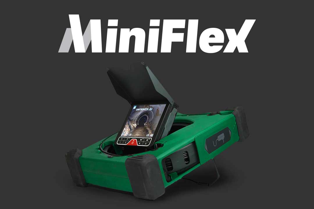 MiniFlex sewer inspection camera. Miniflex19 & Miniflex36 drain cameras in Greece & Cyprus